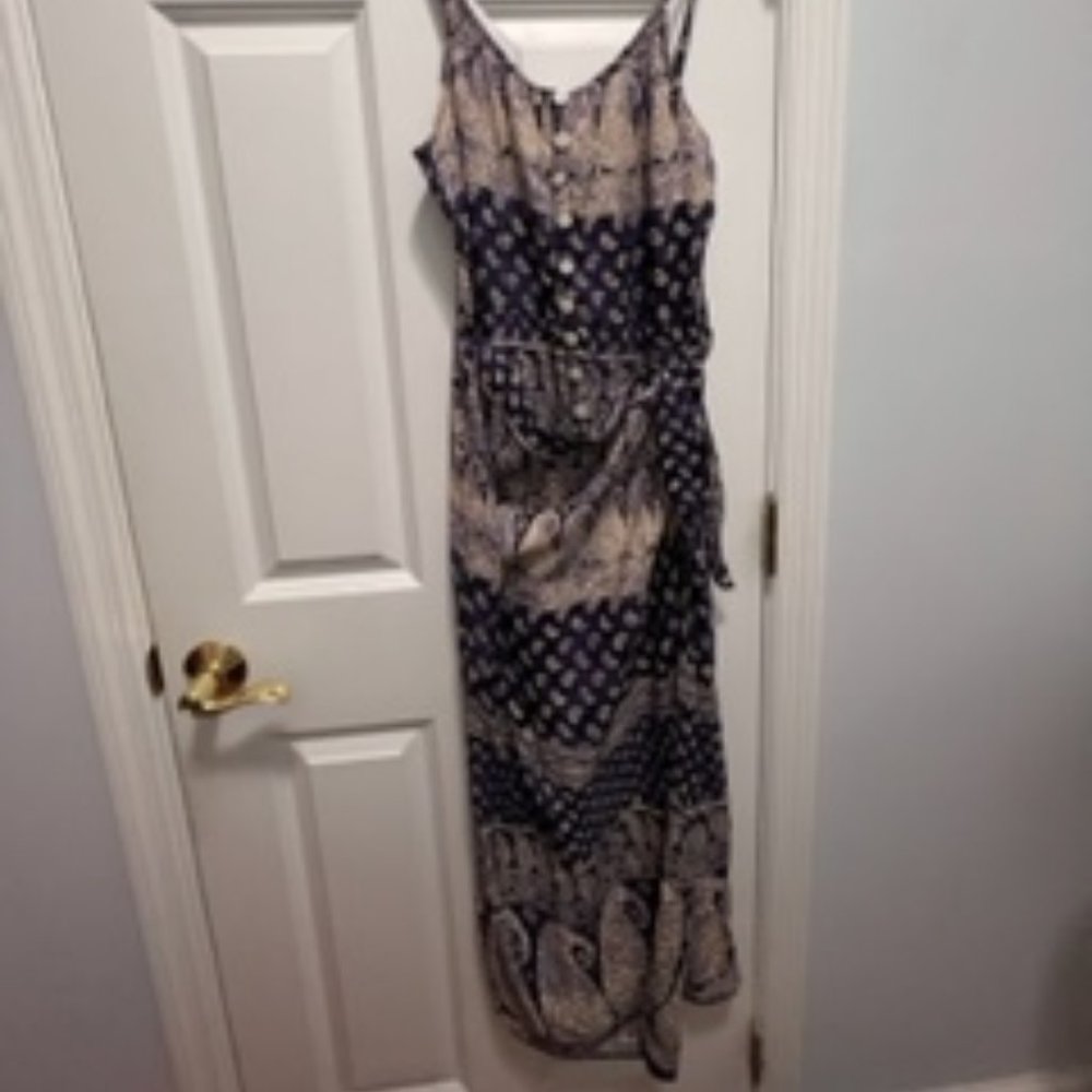 Anthropologie kalamkari size 12  faux wrap dress